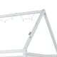 preview thumbnail 7 of 12, Wood House Bed with Guardrail and LED