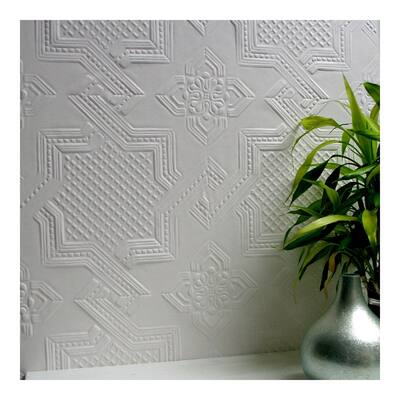 Seymour Paintable Supaglypta Wallpaper - 20.5 x 396 x 0.025