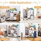 preview thumbnail 9 of 8, Costway Kids Toy and Book Organizer Children Wooden Storage Cabinet w/ - See Details