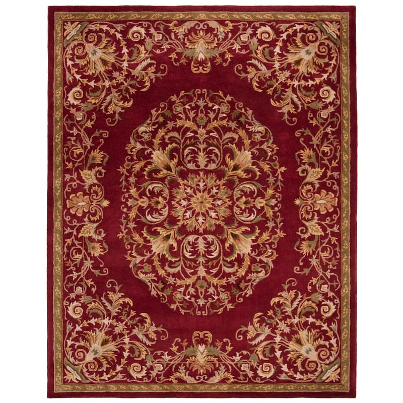 SAFAVIEH Handmade Heritage Hot Air Balloon Traditional Oriental Wool Rug