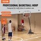 preview thumbnail 2 of 5, Basketball Hoop Basketball Hoop & Goal, Kids & Adults Basketball Set with Wheels, Stand, and Fillable Base, for Outdoor/Indoor