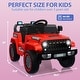 preview thumbnail 20 of 22, Kids Ride On Truck Car, 12V Battery Powered Electric Vehicle with Remote Control