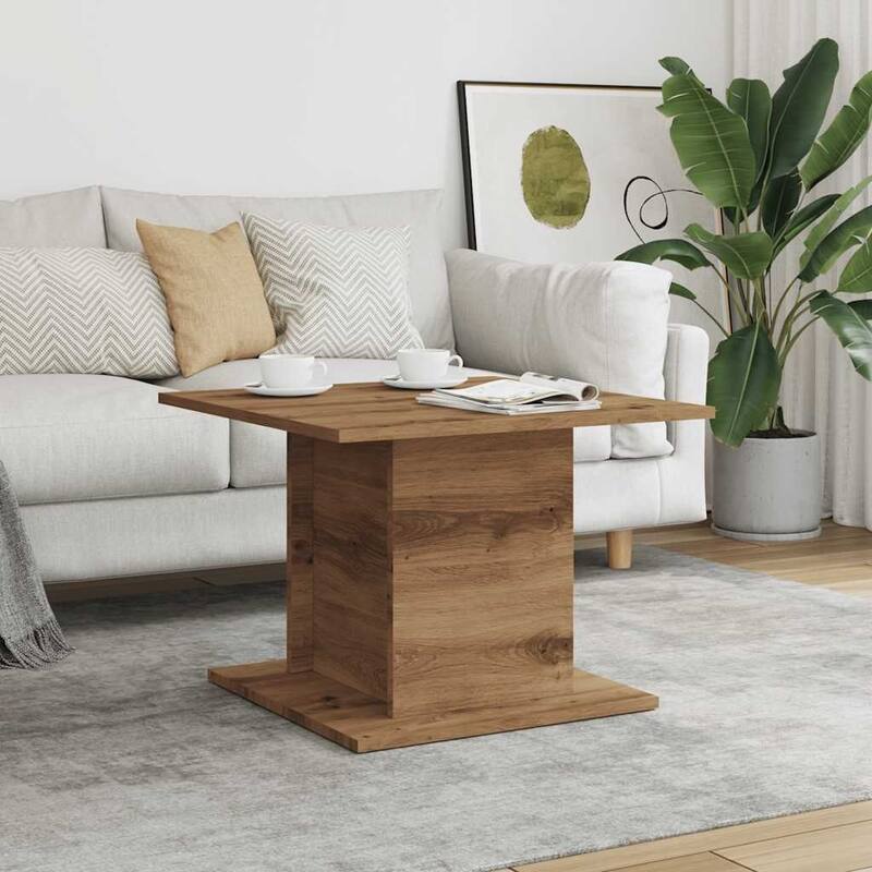 vidaXL Coffee Table Artisan Oak Engineered Wood Small Coffee Table