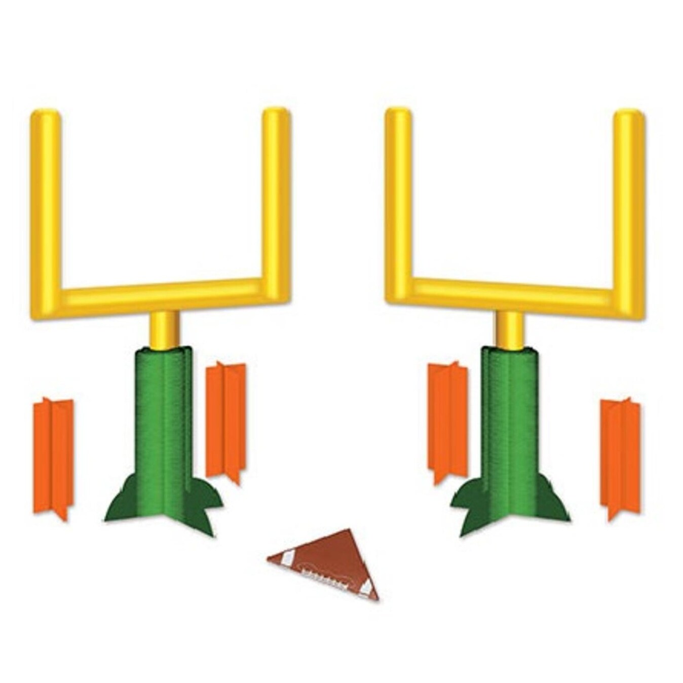 Shop Pack Of 24 3 Dimensional Football Goal Post Table Top