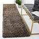 preview thumbnail 168 of 187, SAFAVIEH California Premium Shag Izat 2-inch Thick Area Rug 9'6" x 13' - White/Light Grey - Rectangle