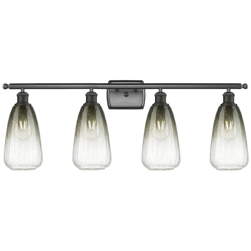 Innovations Lighting 516-4W-14-36 Brookhaven Almond Vanity Brookhaven - Oil Rubbed Bronze / Slate