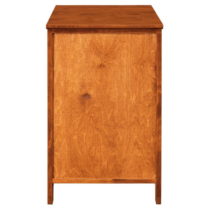 Arch+Haven Solid Wood 2-Drawer Vertical Filing Cabinet