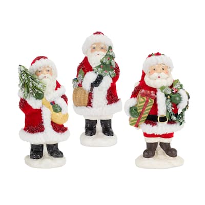 Santa Figurine (Set of 3)