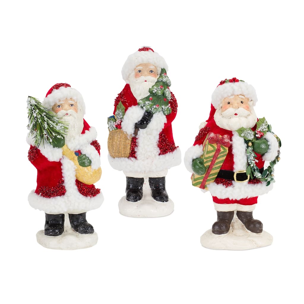 Santa Figurine (Set of 3)