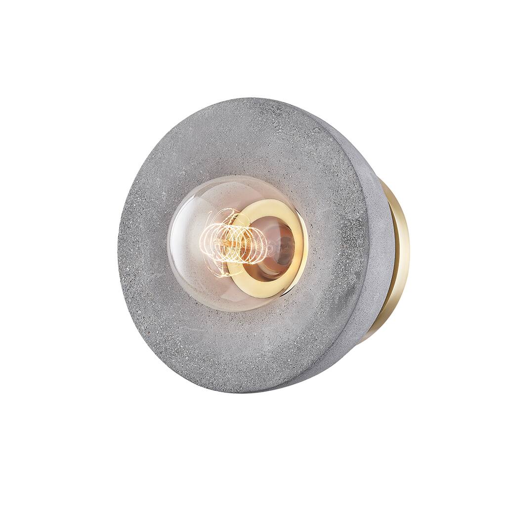 Carbon Loft Laxdal 1-light Concrete Flush Mount or Wall Mount