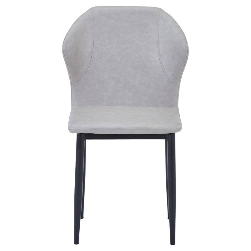 Mosaic Modern Fabric Upholstered Accent Dining Chair With Metal Legs & Curved Backrest Side Chair for Home or Office (Set of 4)