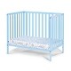 preview thumbnail 5 of 4, Versatile Baby Blue Mini Crib with Included Mattress Pad