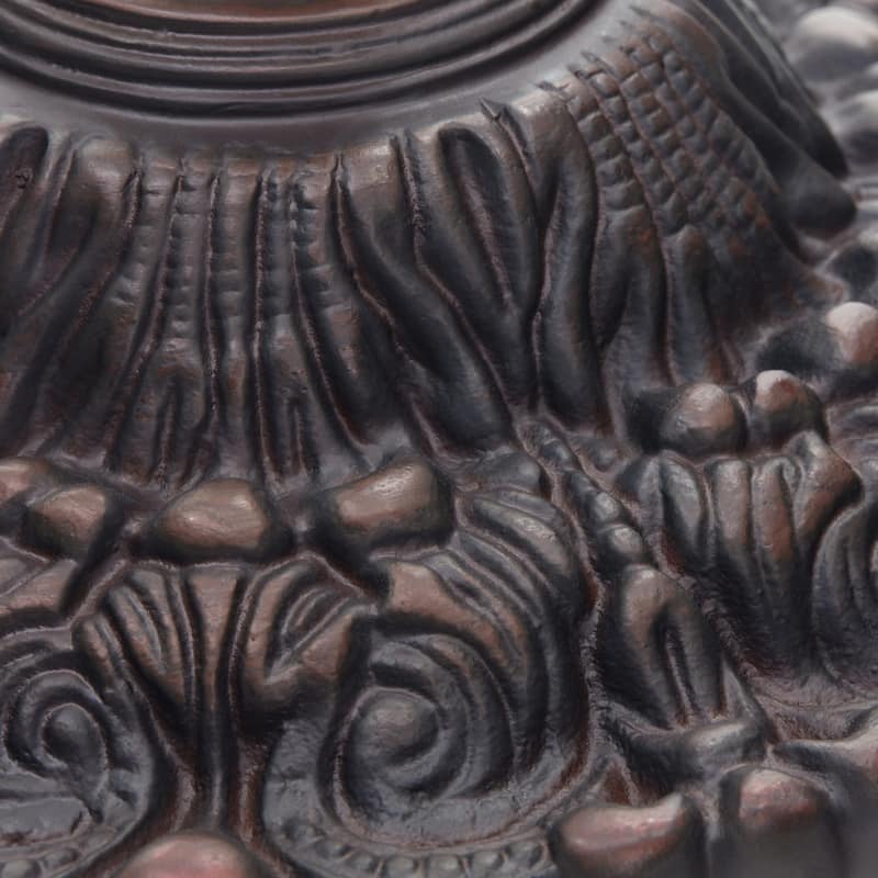 Sophia River of Goods Teal Stained Glass Bowl Shade 60-Inch Floor Lamp - 19" x 12.5" x 60"