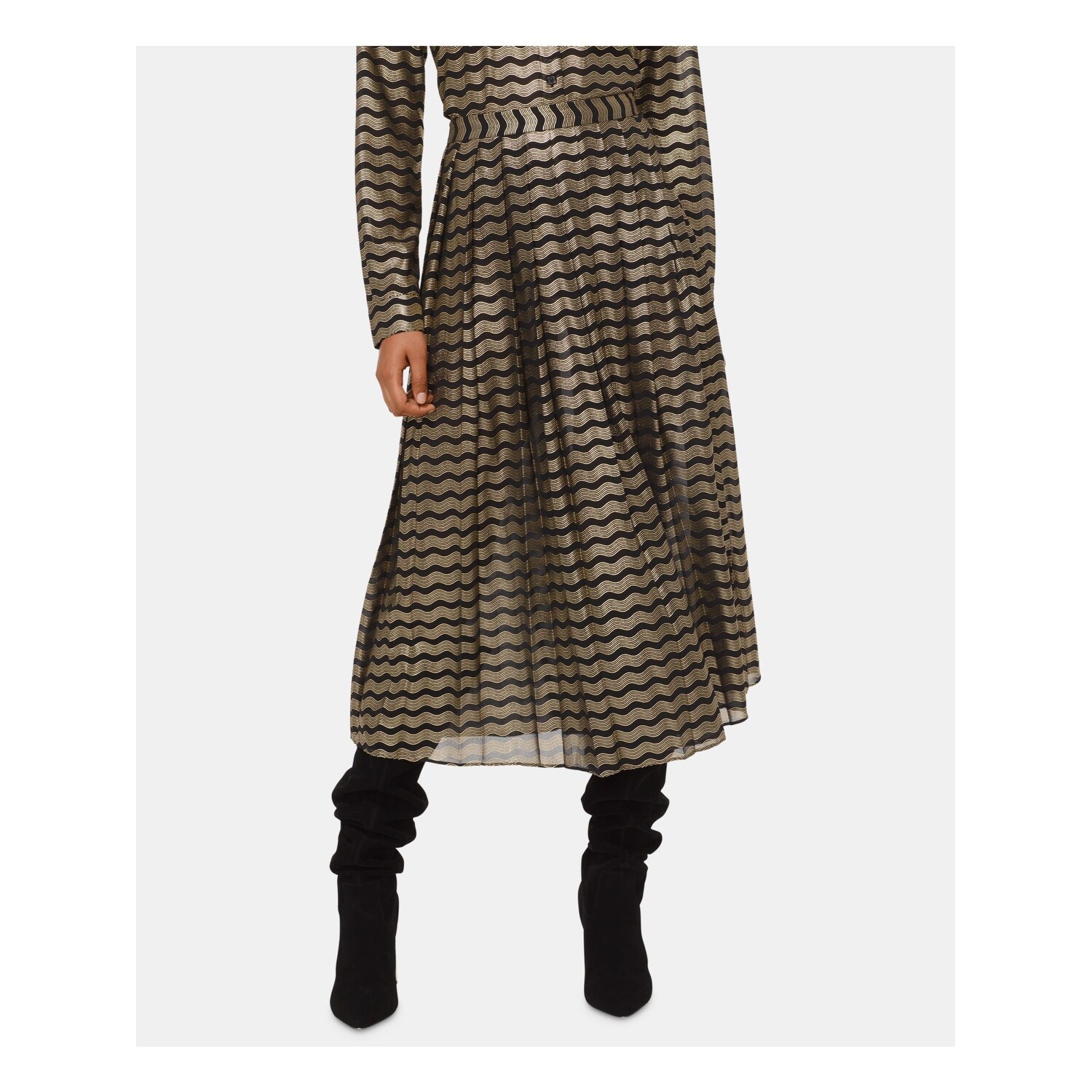 michael kors striped skirt