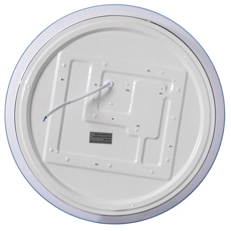 Round LED Ceiling Light Fixture Flush Mount 6500K Cool Daylight Energy