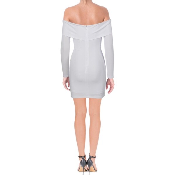 nookie off the shoulder dress