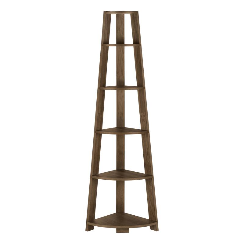 5 Tier Corner Bookshelf