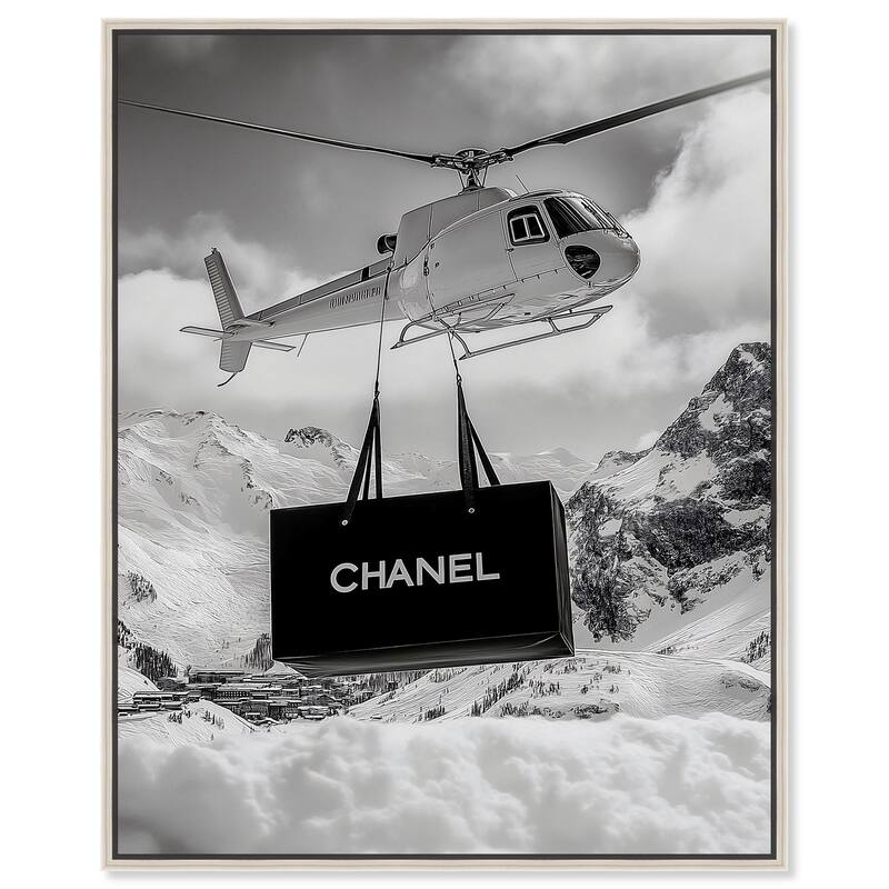 Fashion Delivery Canvas by Art Remedy - 16" x 20" - Silver