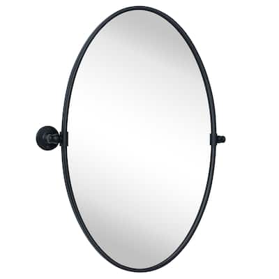 Luecinda Oval Metal Wall Mirror