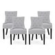 preview thumbnail 2 of 61, Hayden Modern Tufted Fabric Dining Chairs (Set of 4) by Christopher Knight Home