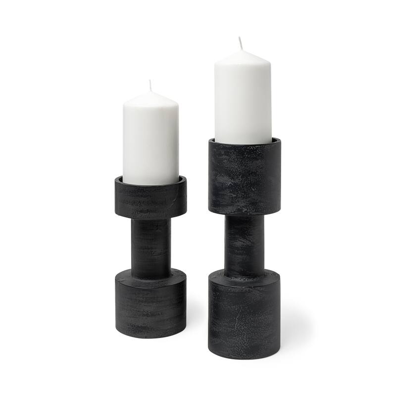 Bolton 3.9L x 3.9W x 10.6H Gold Metal Table Candle Holders - Gold - 3.9L x 3.9W x 10.6H