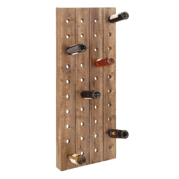 Farmhouse wall store wine rack