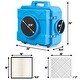 preview thumbnail 3 of 9, Costway Industrial Commercial Hape Air Scrubber Negative Air Purifier 500-2000Sq.Ft