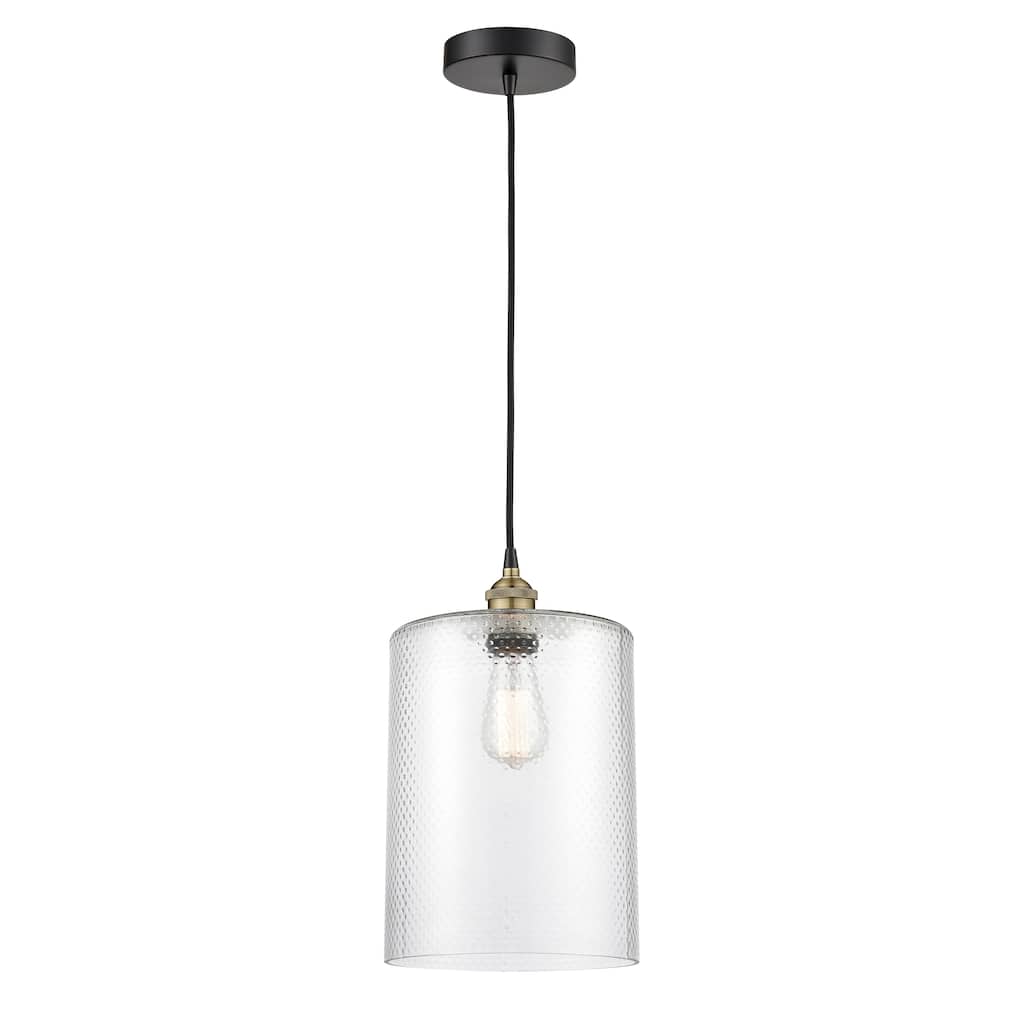 Innovations Lighting Cobbleskill - 1 Light 9" Cord Hung Mini Pendant