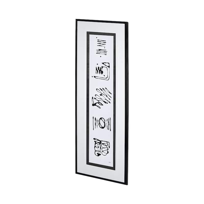Ancient Notes III Framed Art Print