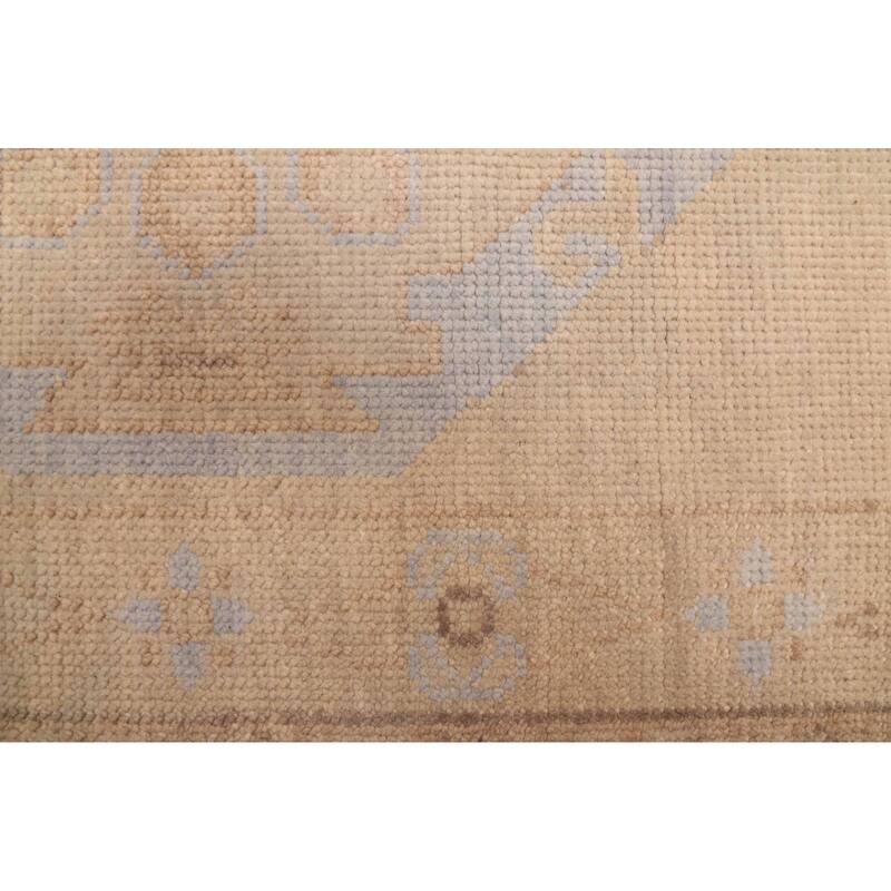 ECARPETGALLERY Hand-knotted Jules Serapi Ivory Wool Rug - 2'8 x 14'9