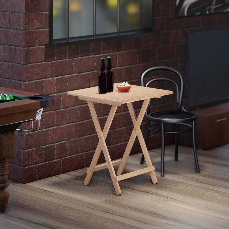 Delaney Folding Table Natural Finish