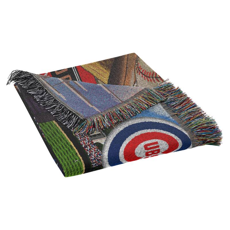 MLB Woven Tapestry Throw Blanket