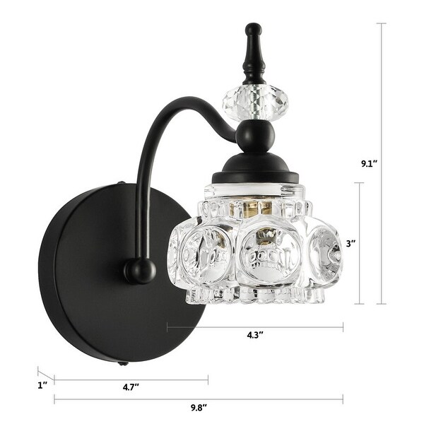 Flower vanity light on sale