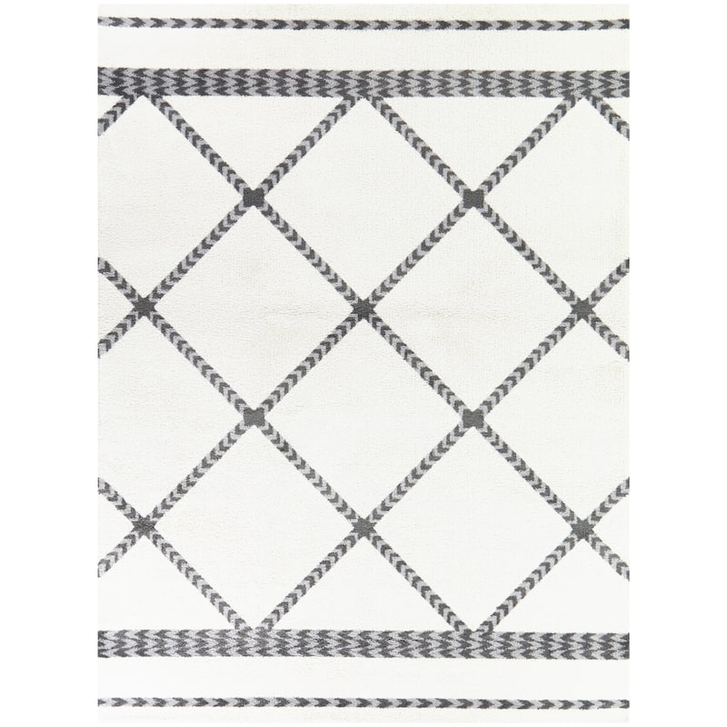 Nigel Modern Trellis Area Rug
