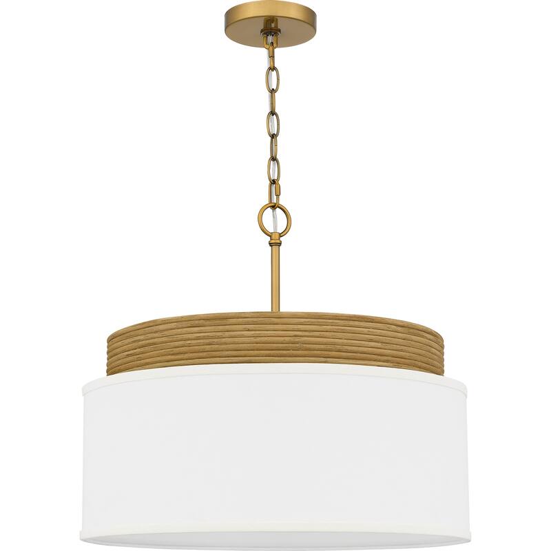 Malia 4-Light Brushed Gold Pendant Light