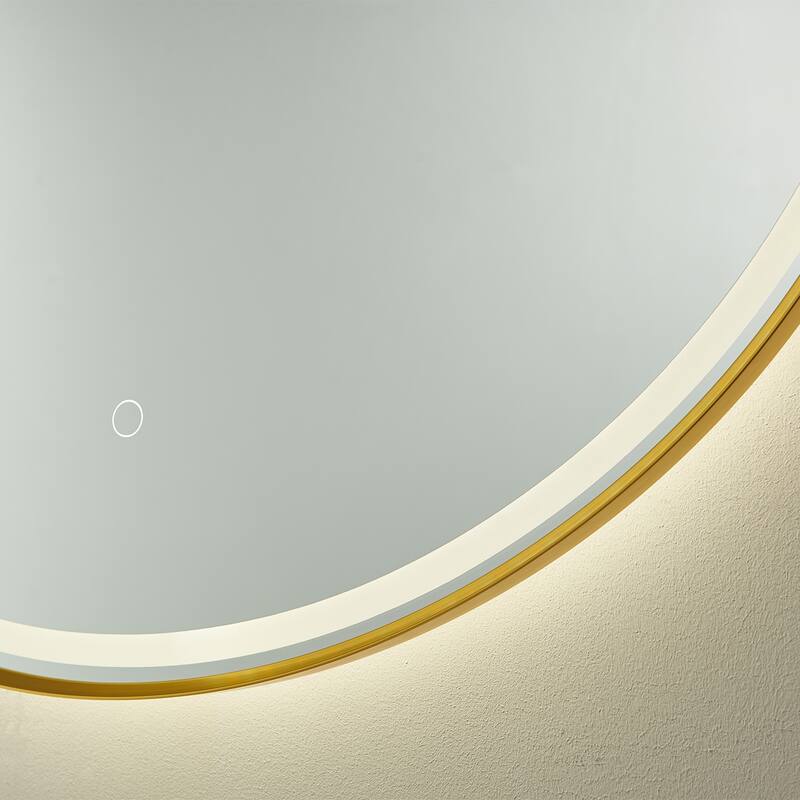 32'' Round LED Lighted Accent Bathroom/Vanity Wall Mirror