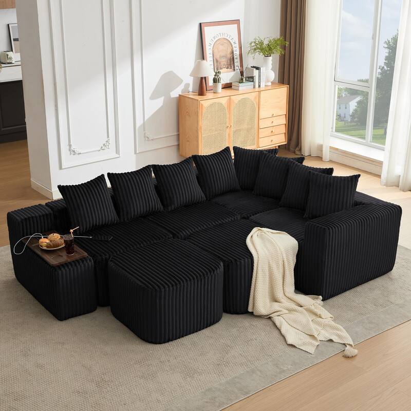 137.5" Oversize Movable Modular Sofa