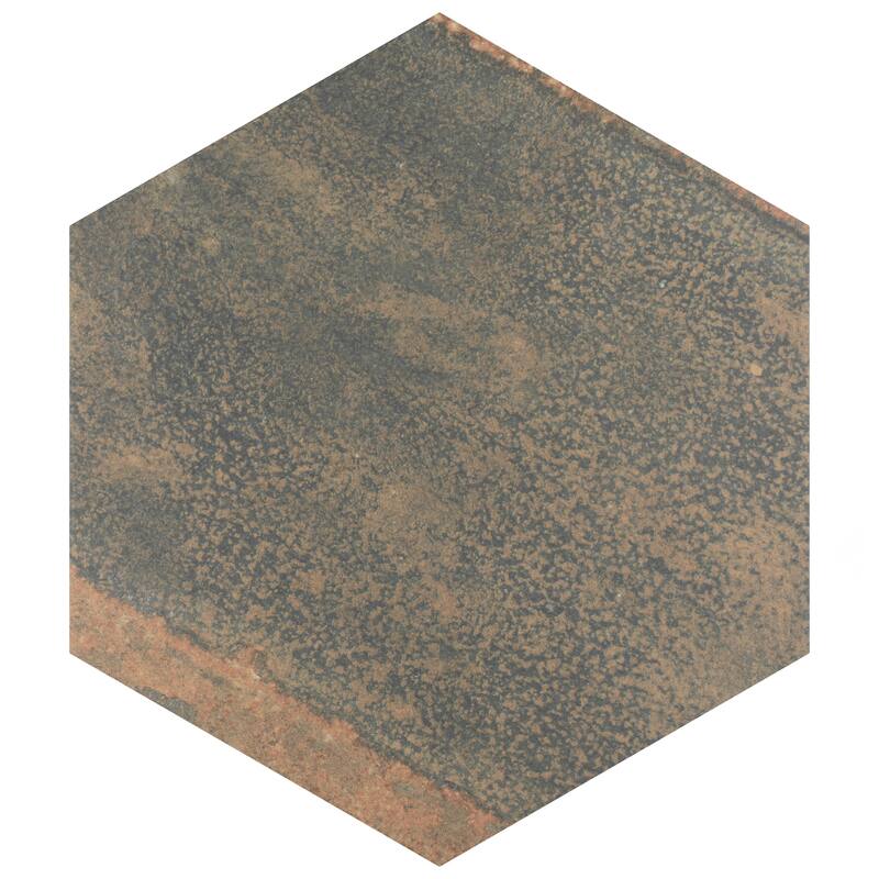 Merola Tile Maheno Hex Mix 8-5/8" x 9-7/8" Porcelain Floor and Wall Tile