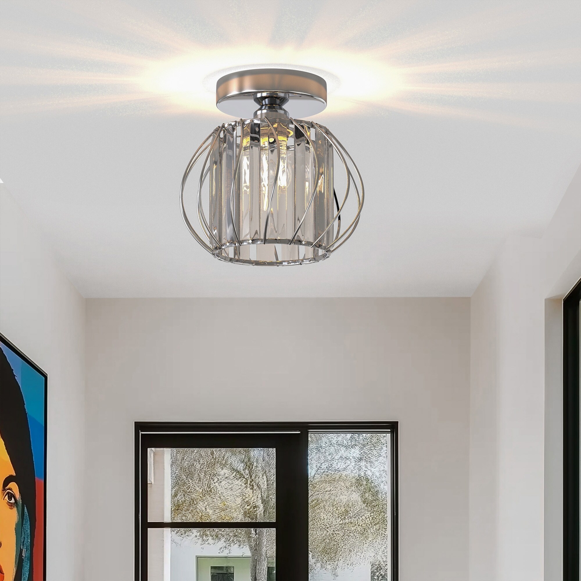 Single ceiling light fitting on sale