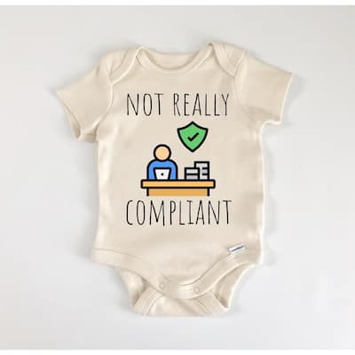 Compliant Officer Safety - Baby Boy Girl Clothes Infant Bodysuit Funny Cute