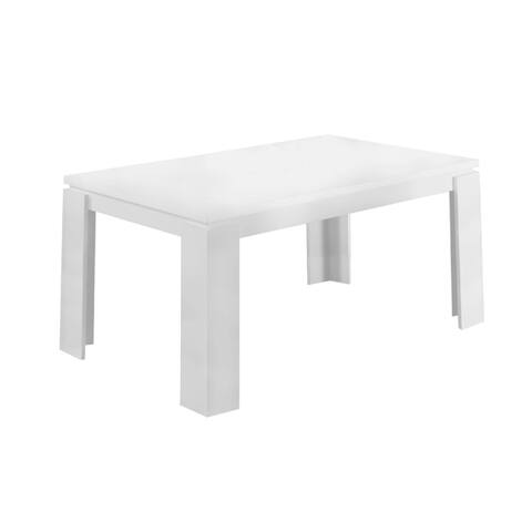 Offex Contemporary Dining Table - 36"X 60", White