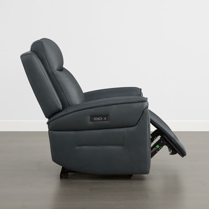 Spruce & Spring Dual Motors Genuine Leather Zero Gravity Recliner with Power Headrest
