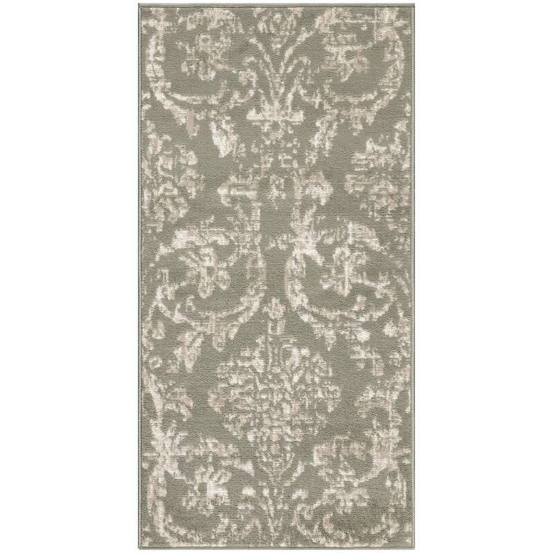 Bovev Power Loomed Distressed Stain Resistant Area Rug By HomeRoots - 48' X '24' X '0.5