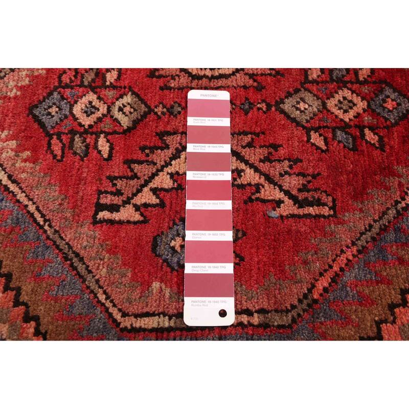 ECARPETGALLERY Hand-knotted Konya Anatolian Red Wool Rug - 3'8 x 10'4