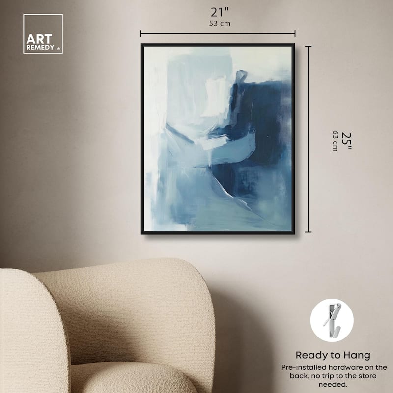 Glacial Reflections I Canvas by Art Remedy