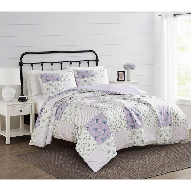 Cannon Elissa Patchwork 3 Piece Comforter Set