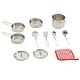 preview thumbnail 5 of 4, Teamson Kids Little Chef Frankfurt 11-Piece Stainless Steel Play Cooking Set