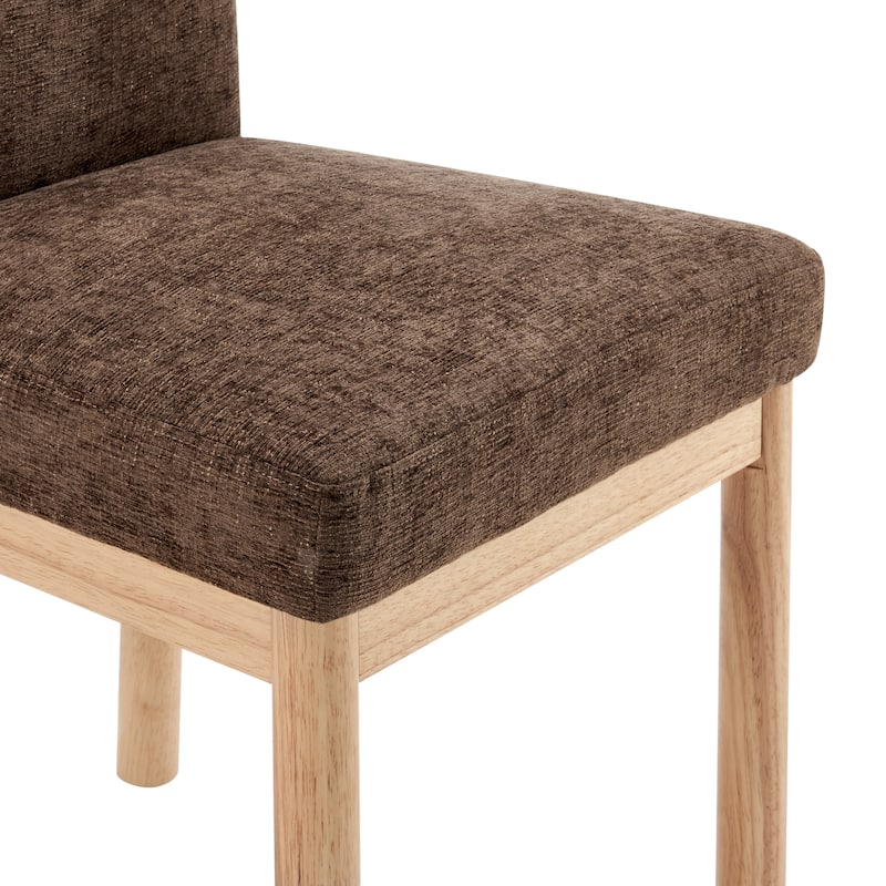 NPD Furniture Bloomfield Chenille Low-Back / High-Back Dining Side Chair (Set of 2)