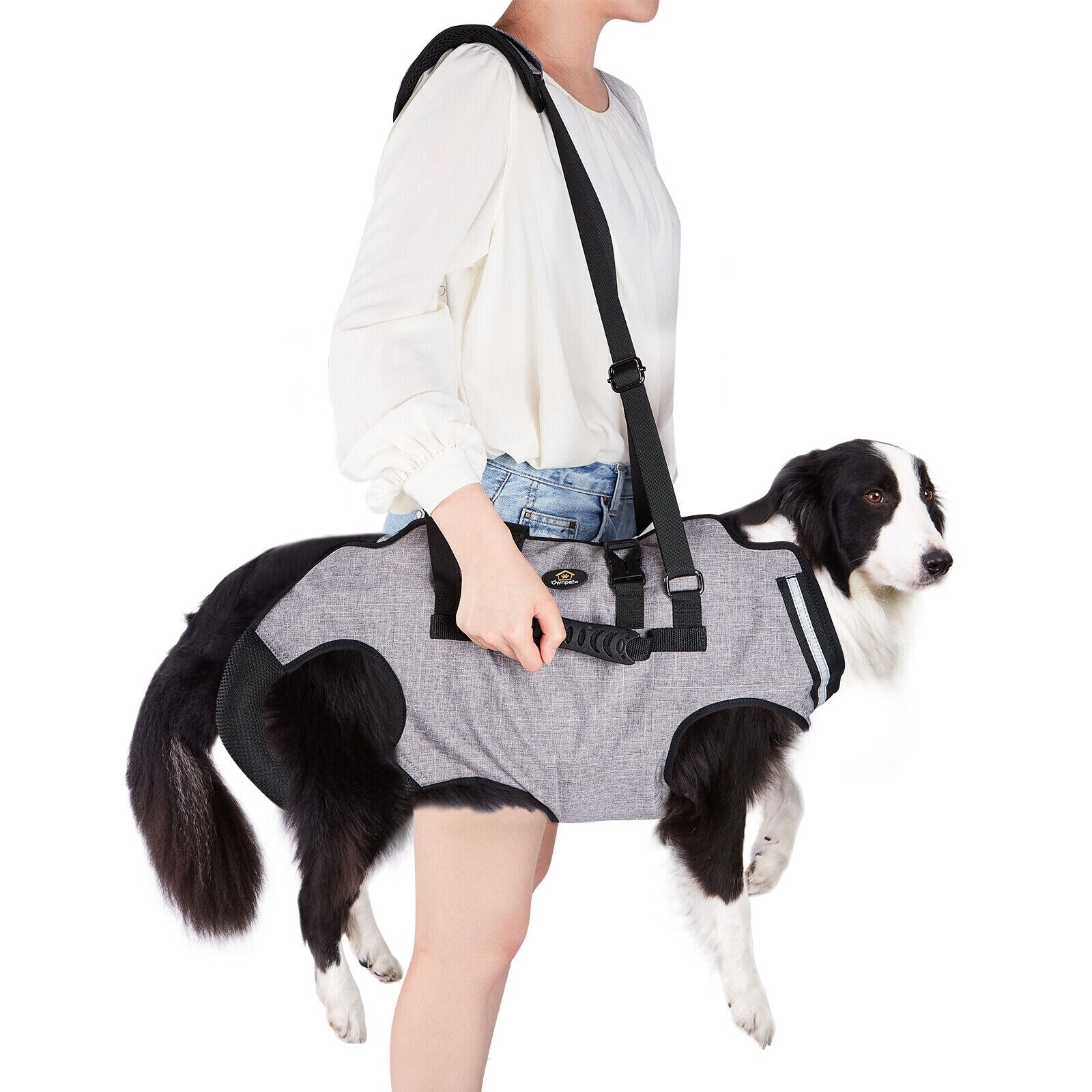 Adjustable Pet Lift Harness Legs Support Rehabilitation Dog Carry Sling Hanging Hammock XXL Bed Bath Beyond 40172393