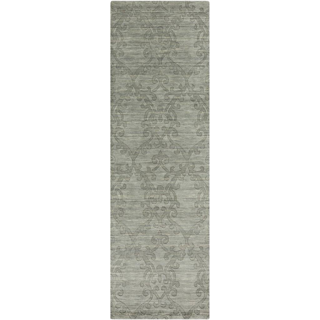 Hand-crafted Solid Casual Idaho Wool Rug